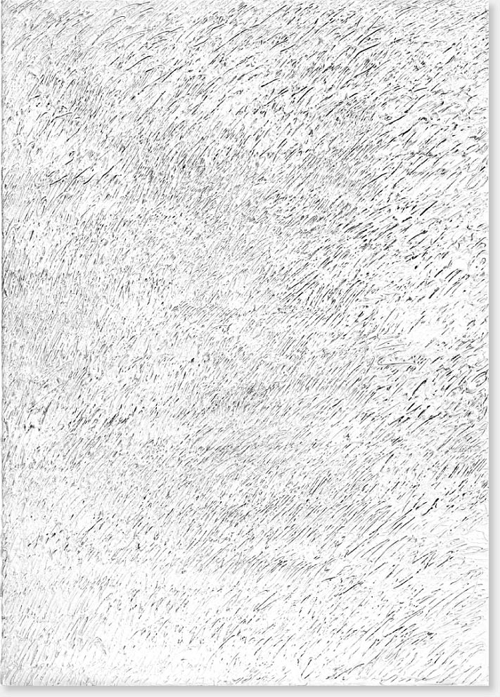 „Voici que tout commence, 1“ Serie von drei Arbeiten, Öl, Graphit auf Leinwand, 140 x 100 cm, 2012 